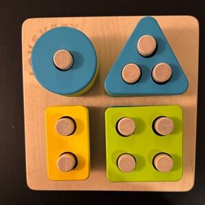 Colorful Wooden Shape Sorter by